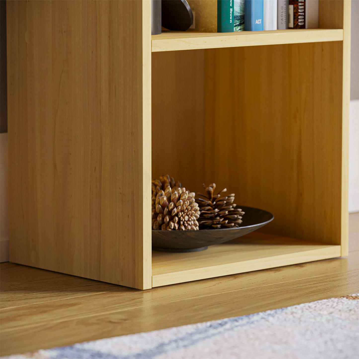 Modern 3-Tier Storage Unit with Shelves - Available in 3 Colors