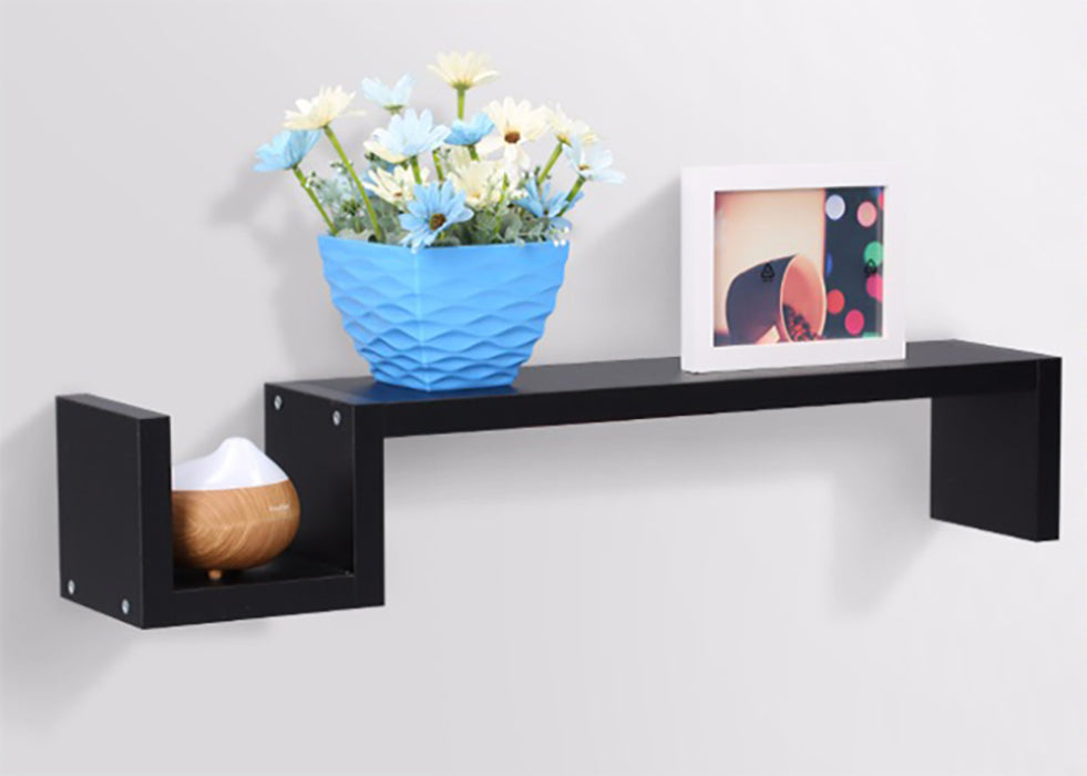 Solid Wood Wall Mounted Floating Shelves For Books And Accessories