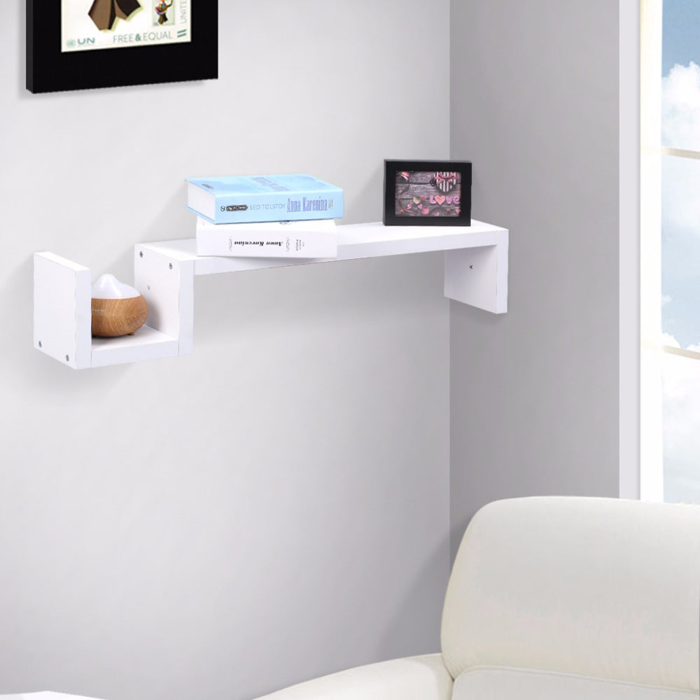 Solid Wood Wall Mounted Floating Shelves For Books And Accessories