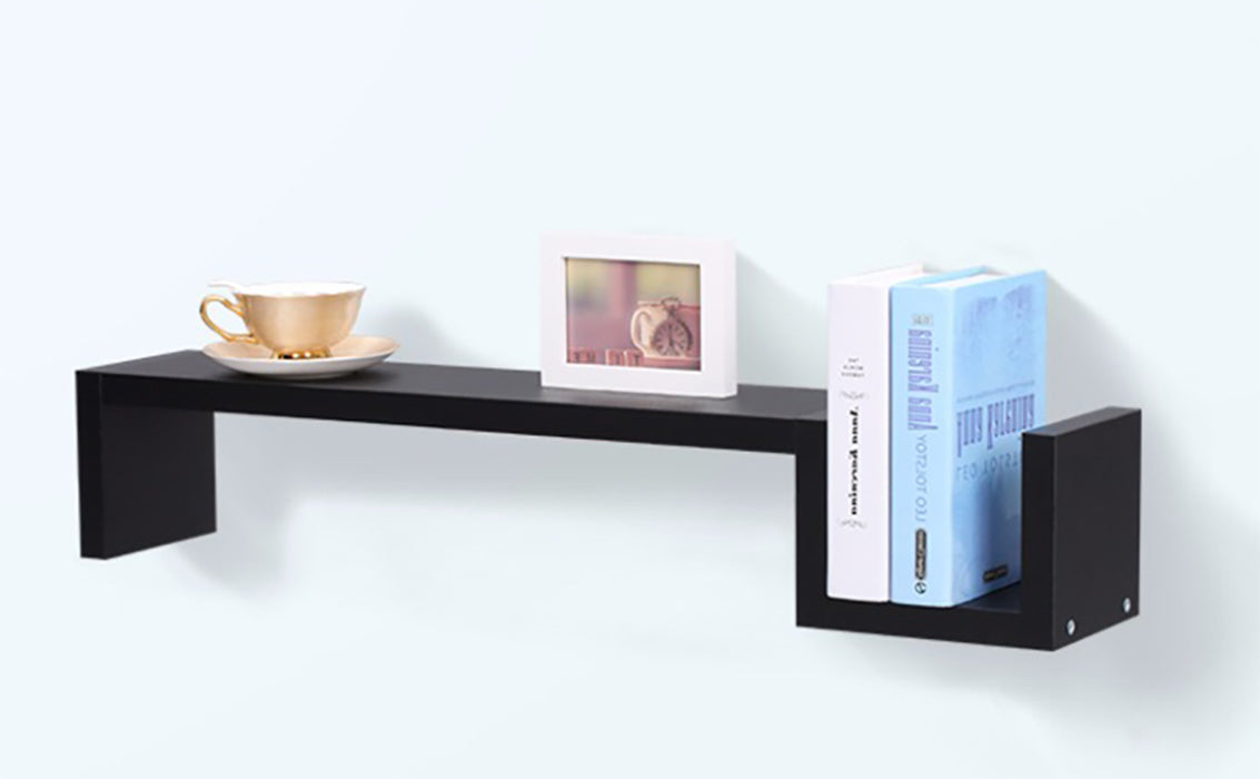 Solid Wood Wall Mounted Floating Shelves For Books And Accessories