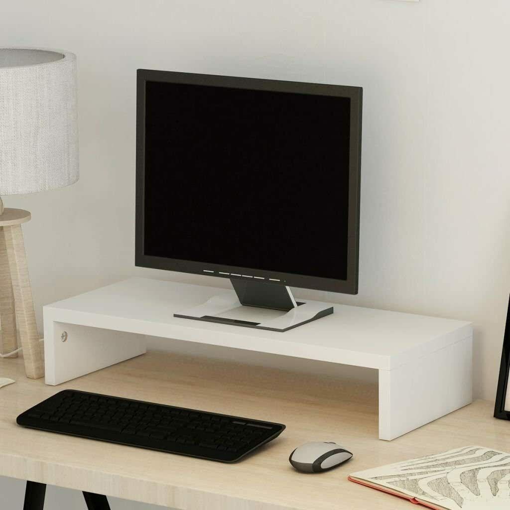 Ergonomic Monitor Stand Riser - Desk Organizer for Home and Office