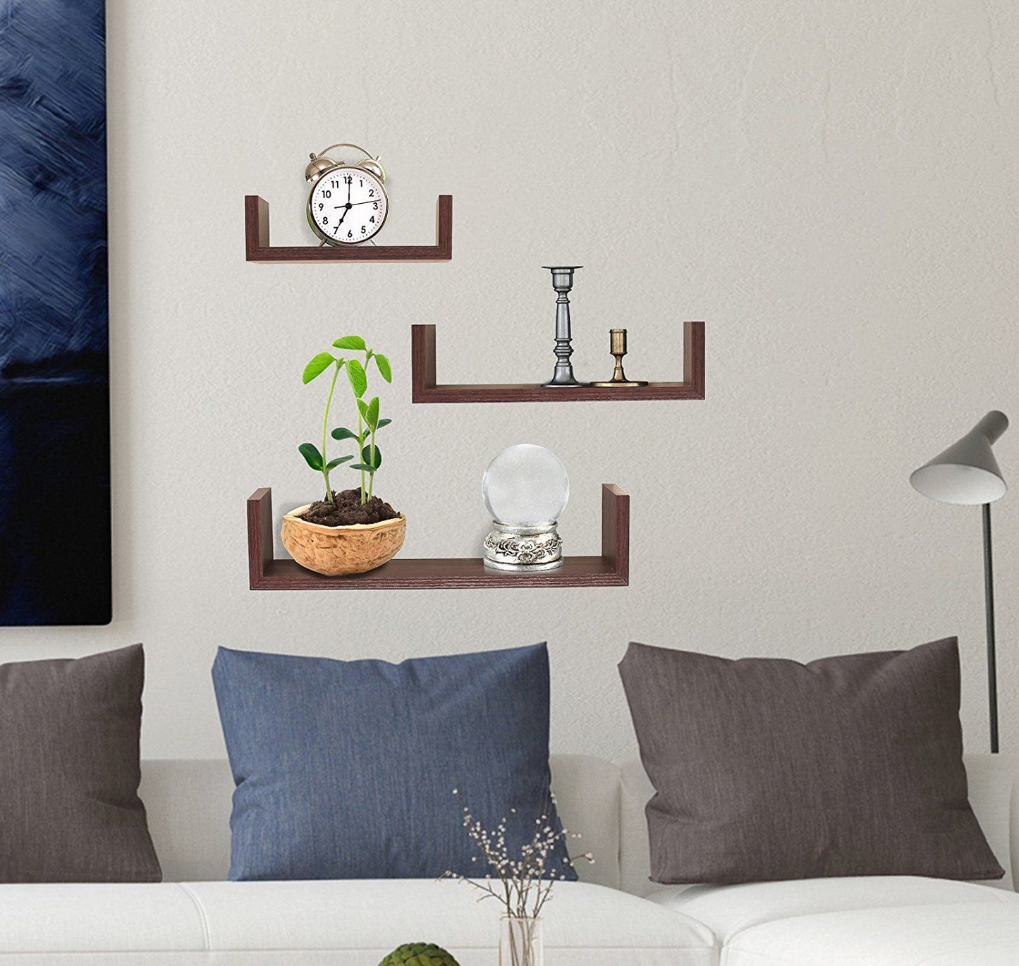 Modern Wall-Mounted Floating Shelf
