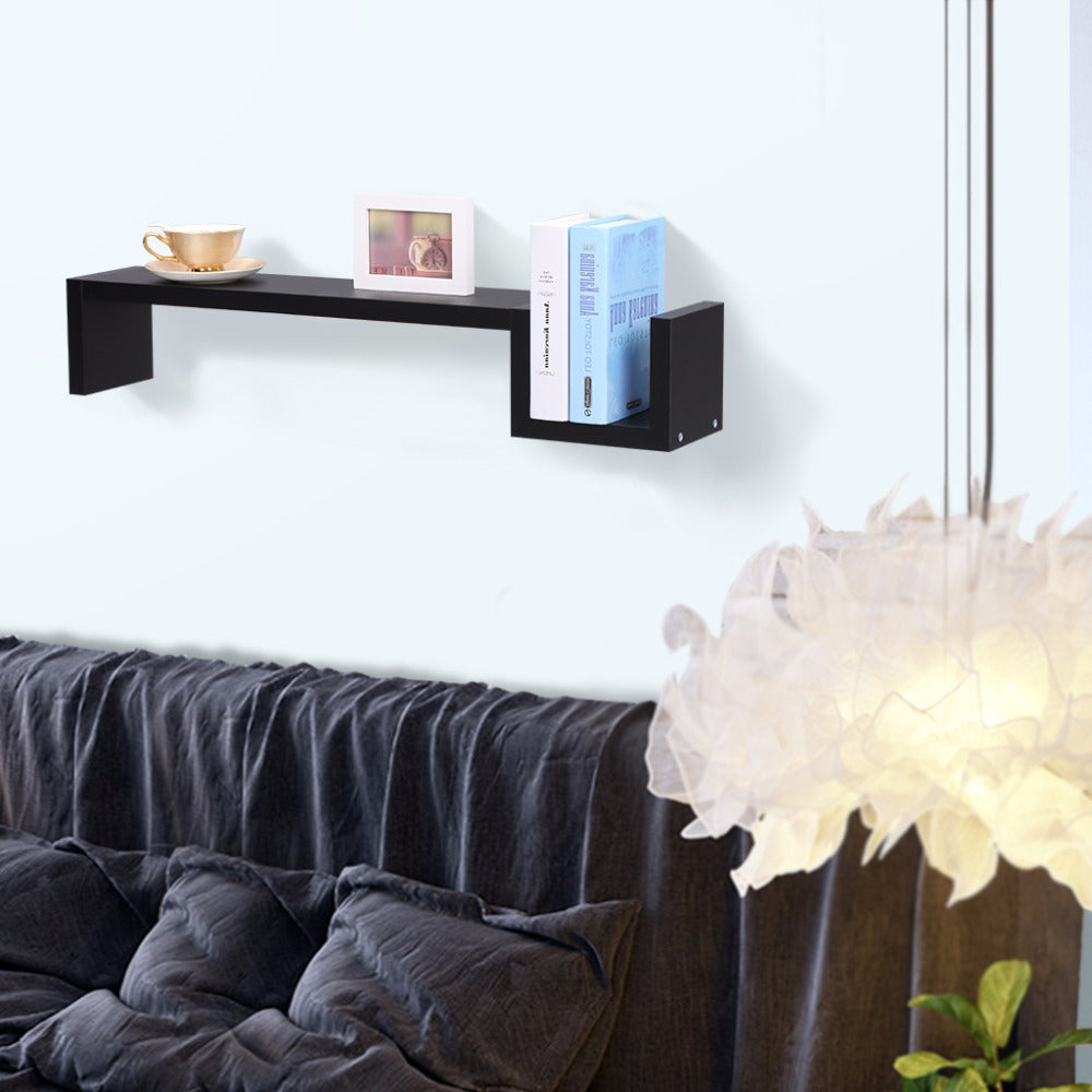 Solid Wood Wall Mounted Floating Shelves For Books And Accessories