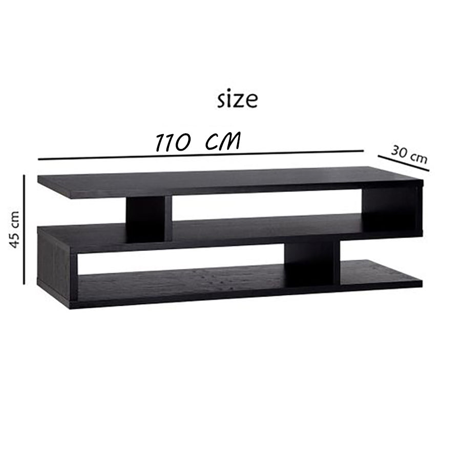 Modern TV And Coffee Table Black Multi size