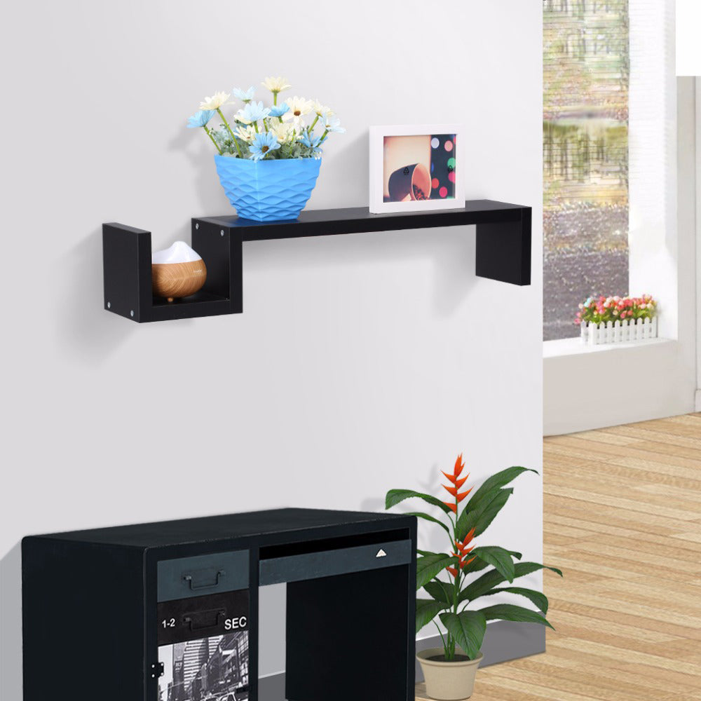 Solid Wood Wall Mounted Floating Shelves For Books And Accessories
