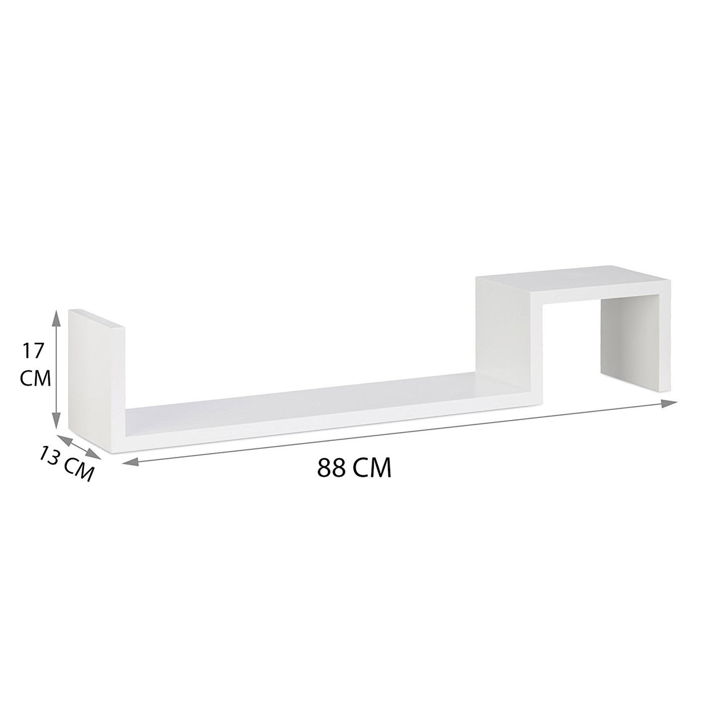 Solid Wood Wall Mounted Floating Shelves For Books And Accessories