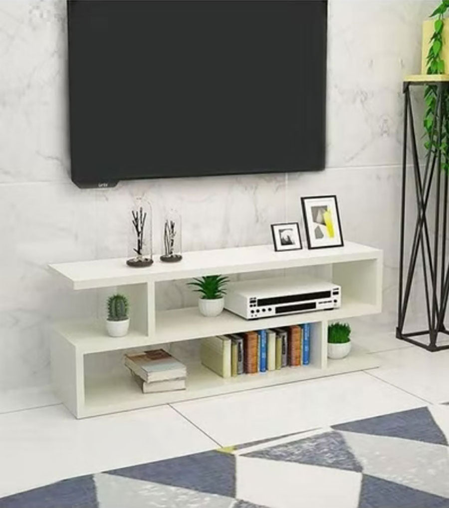 Modern TV And Coffee Table White Multi size