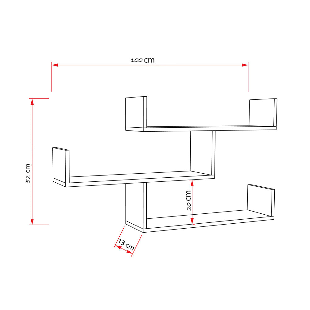 Wall Mounted Floating Shelves