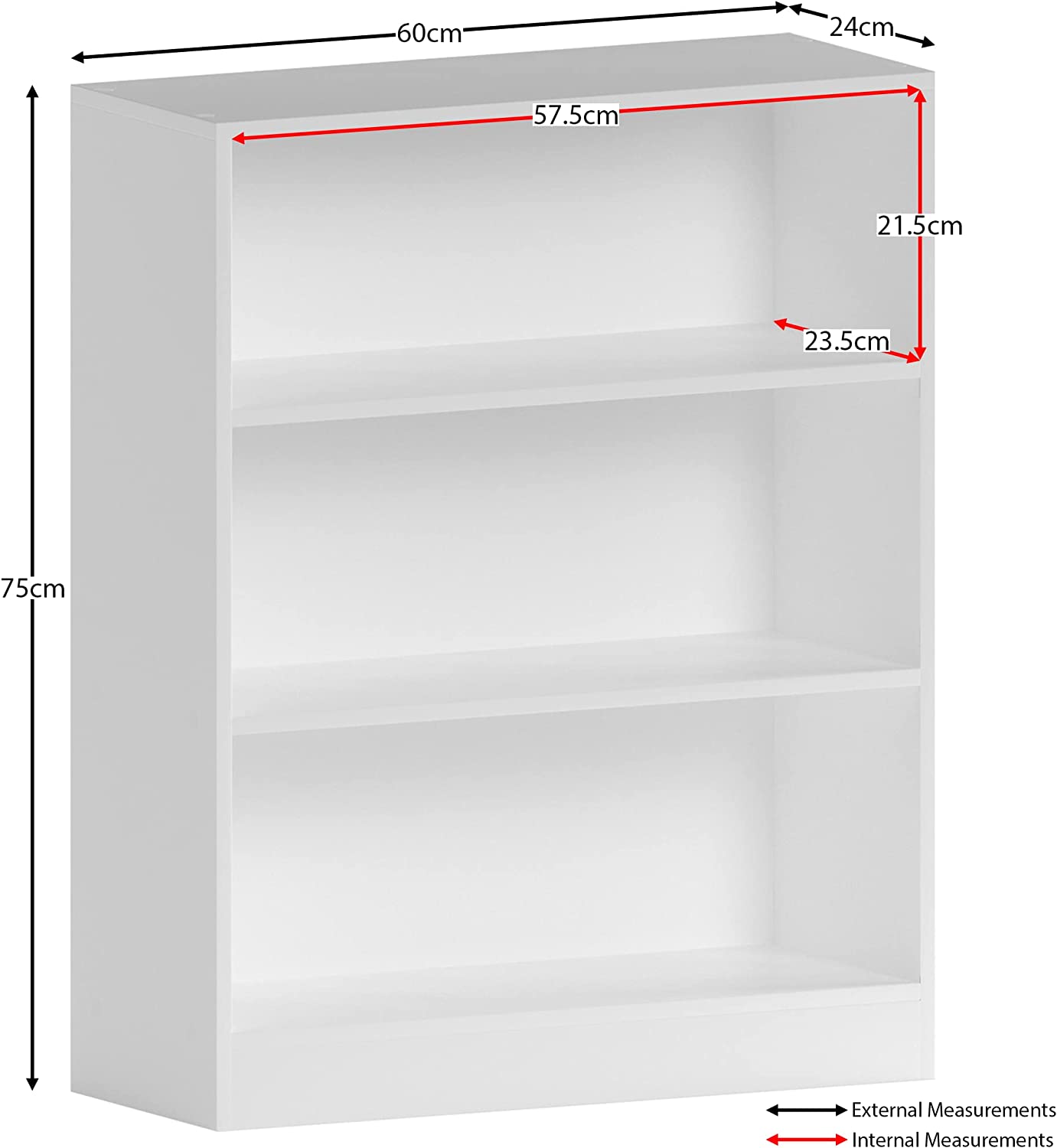 Compact Modern Storage Unit β White
