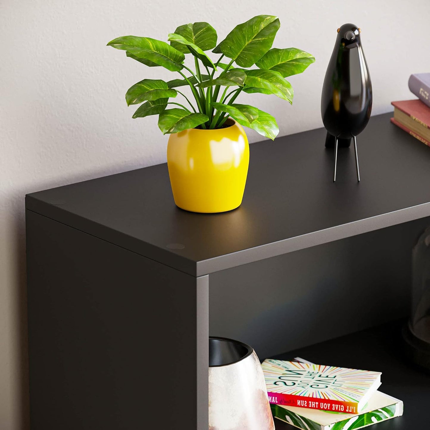 Compact Modern Storage Unit β Black
