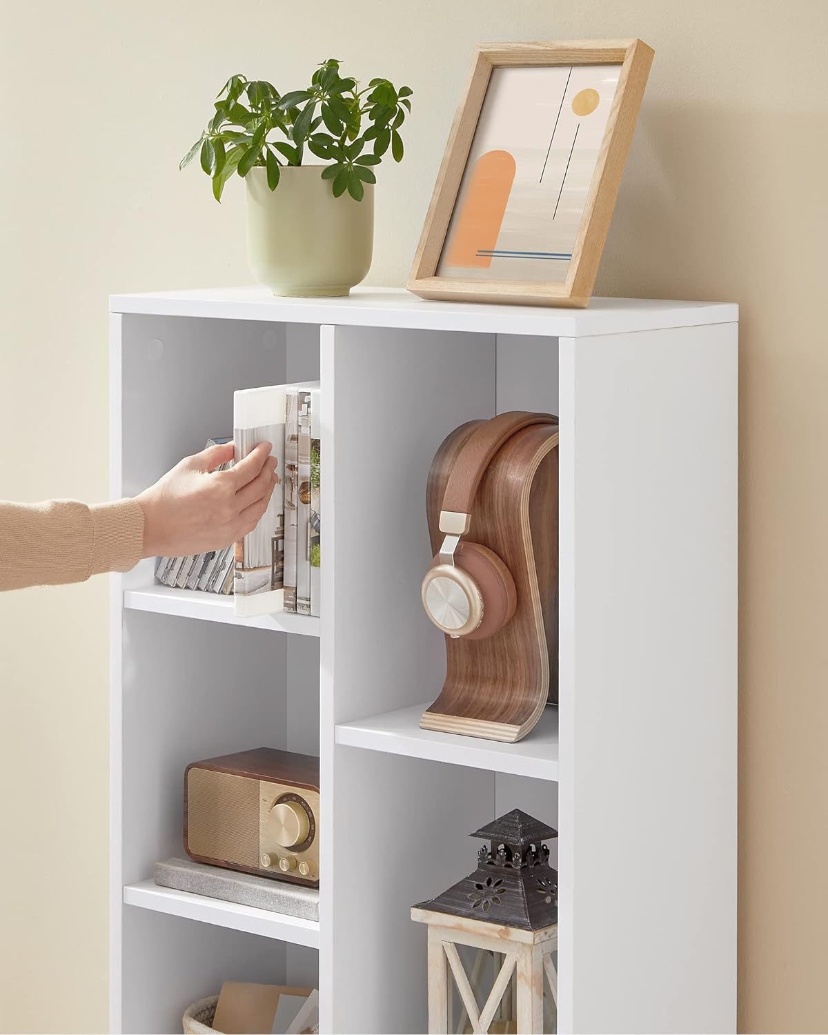 Modern White Organizer Unit