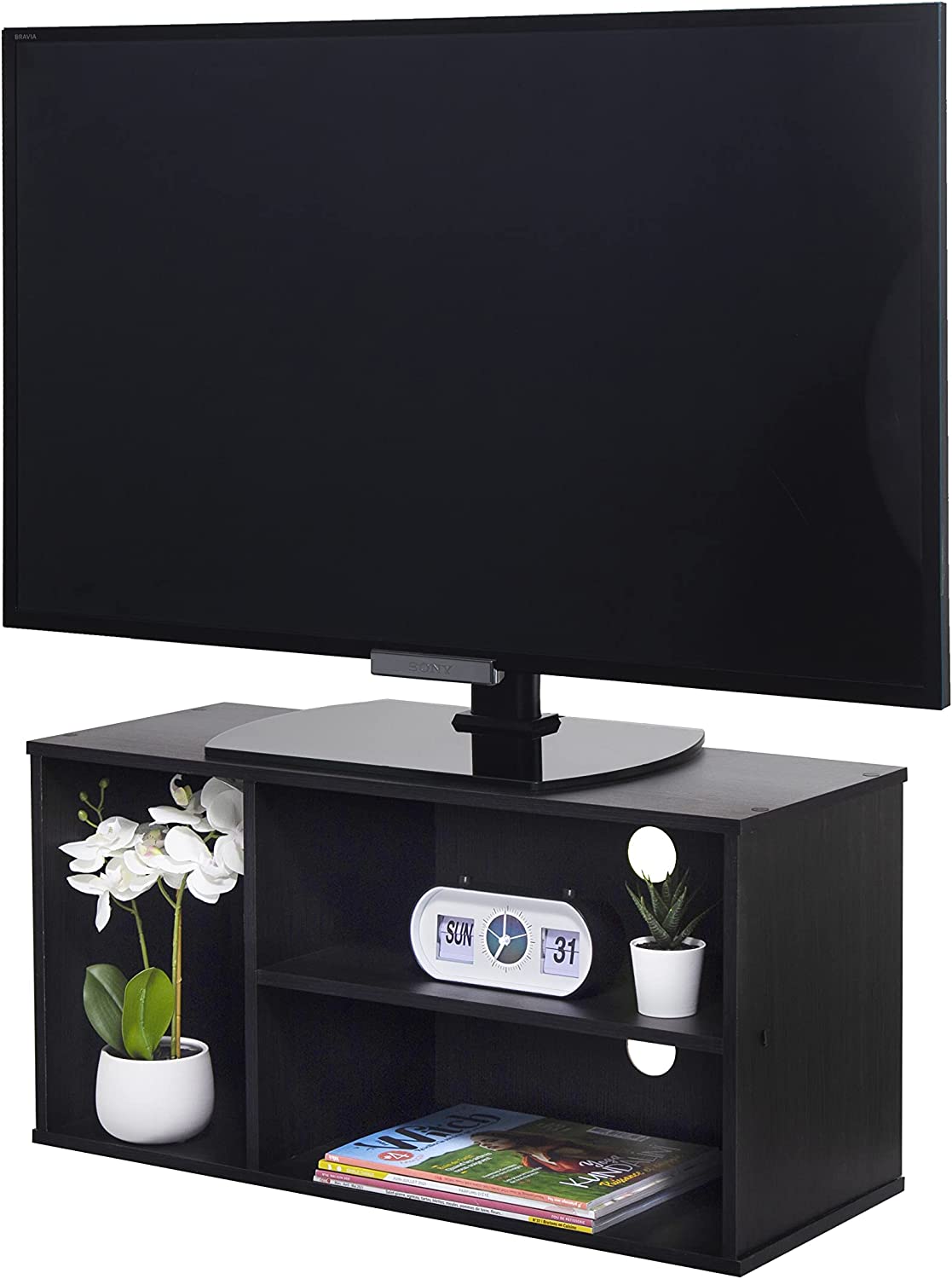 Modern TV Cabinet with Storage and Shelves