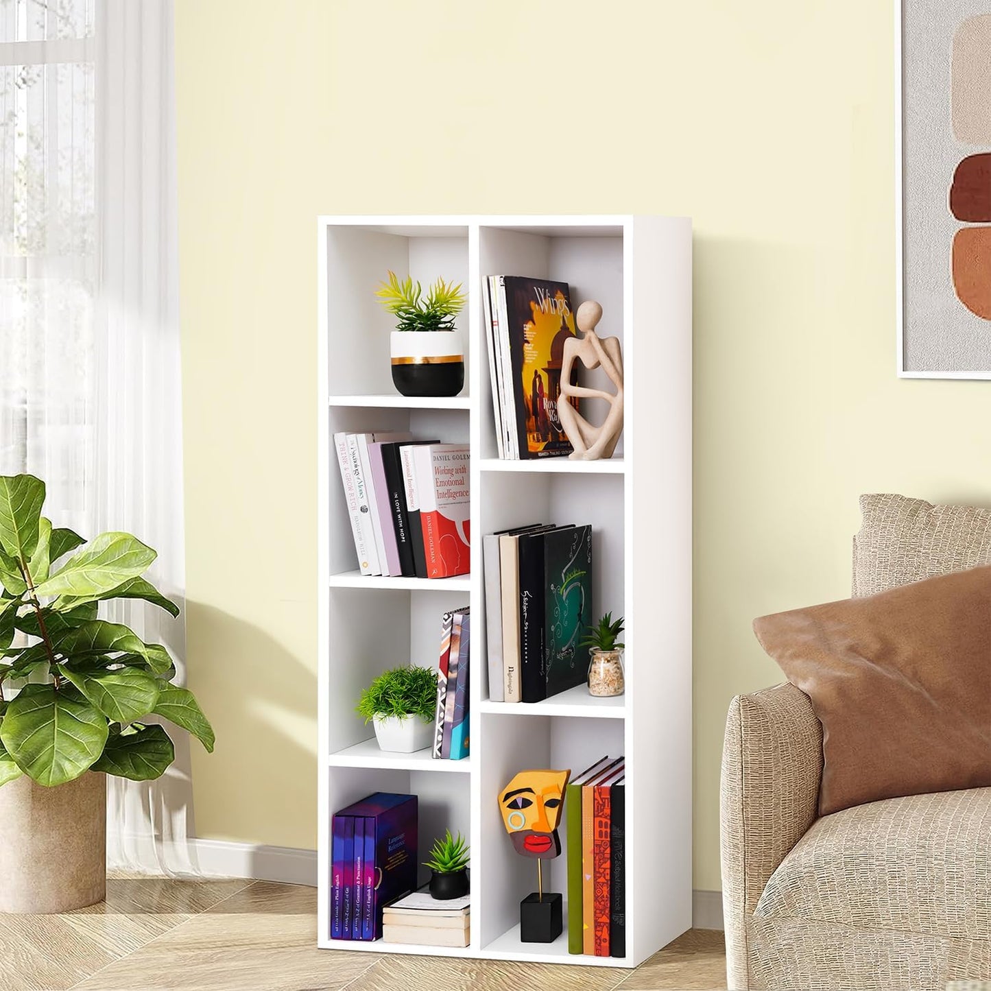 Modern White Organizer Unit