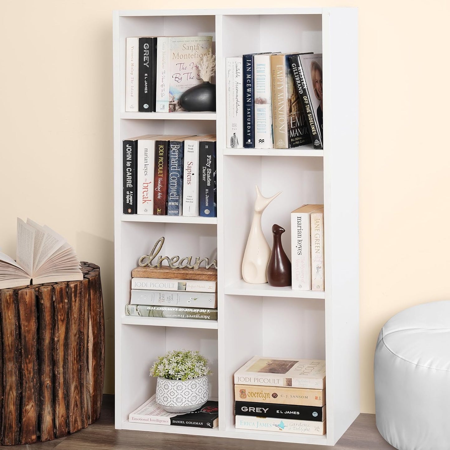 Modern White Organizer Unit