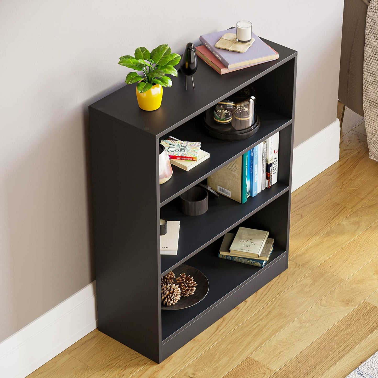 Compact Modern Storage Unit β Black