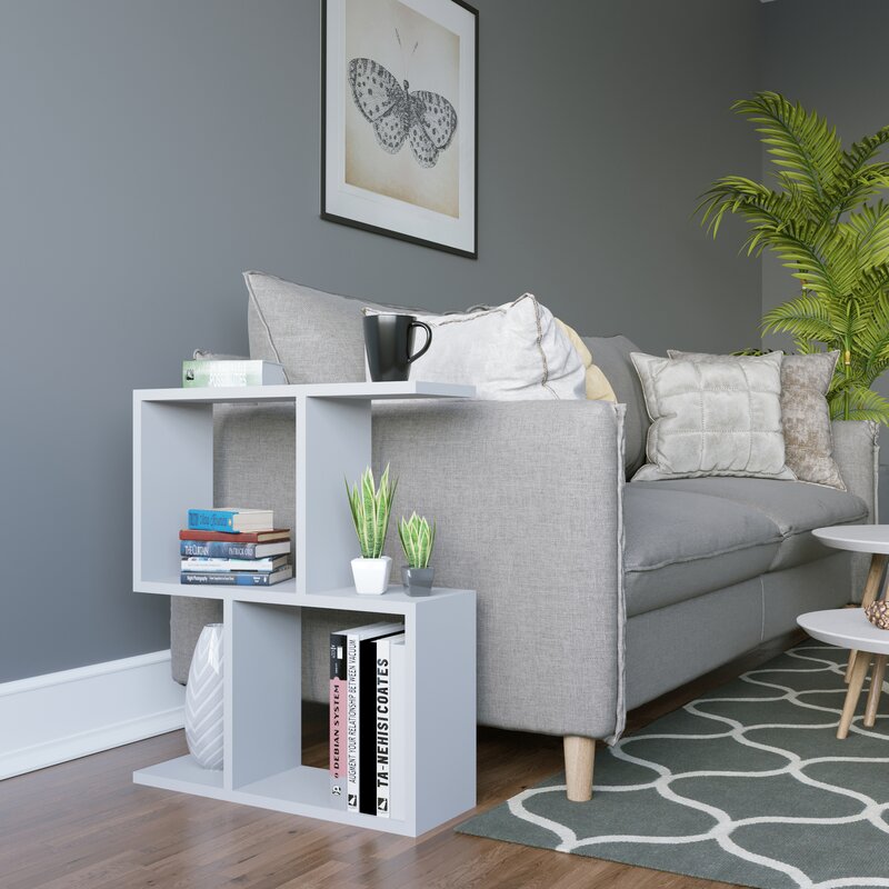 side and Coffee Table - White