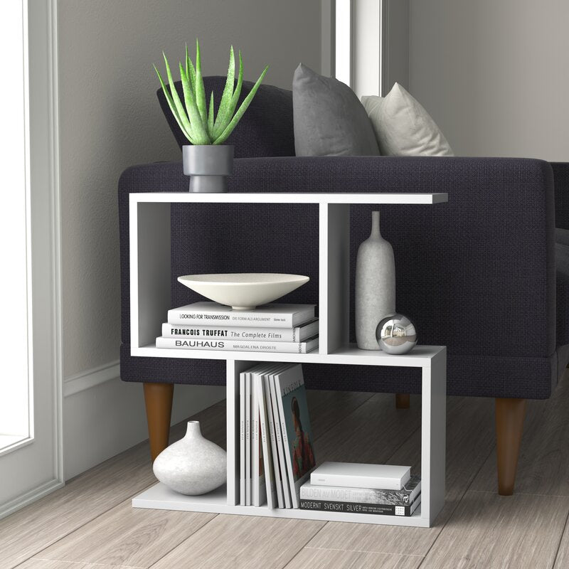side and Coffee Table - White