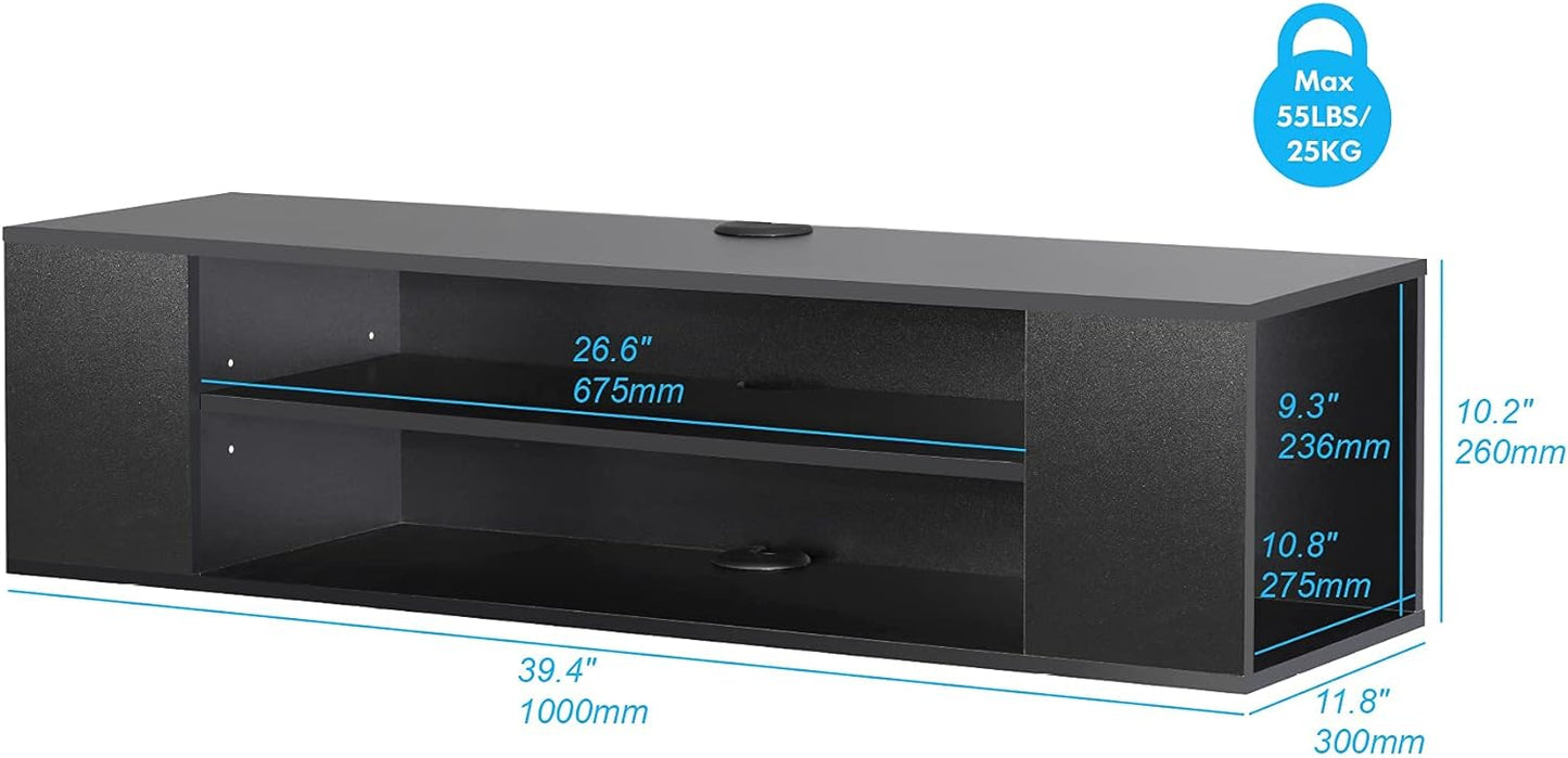 Wall-Mounted TV Shelf