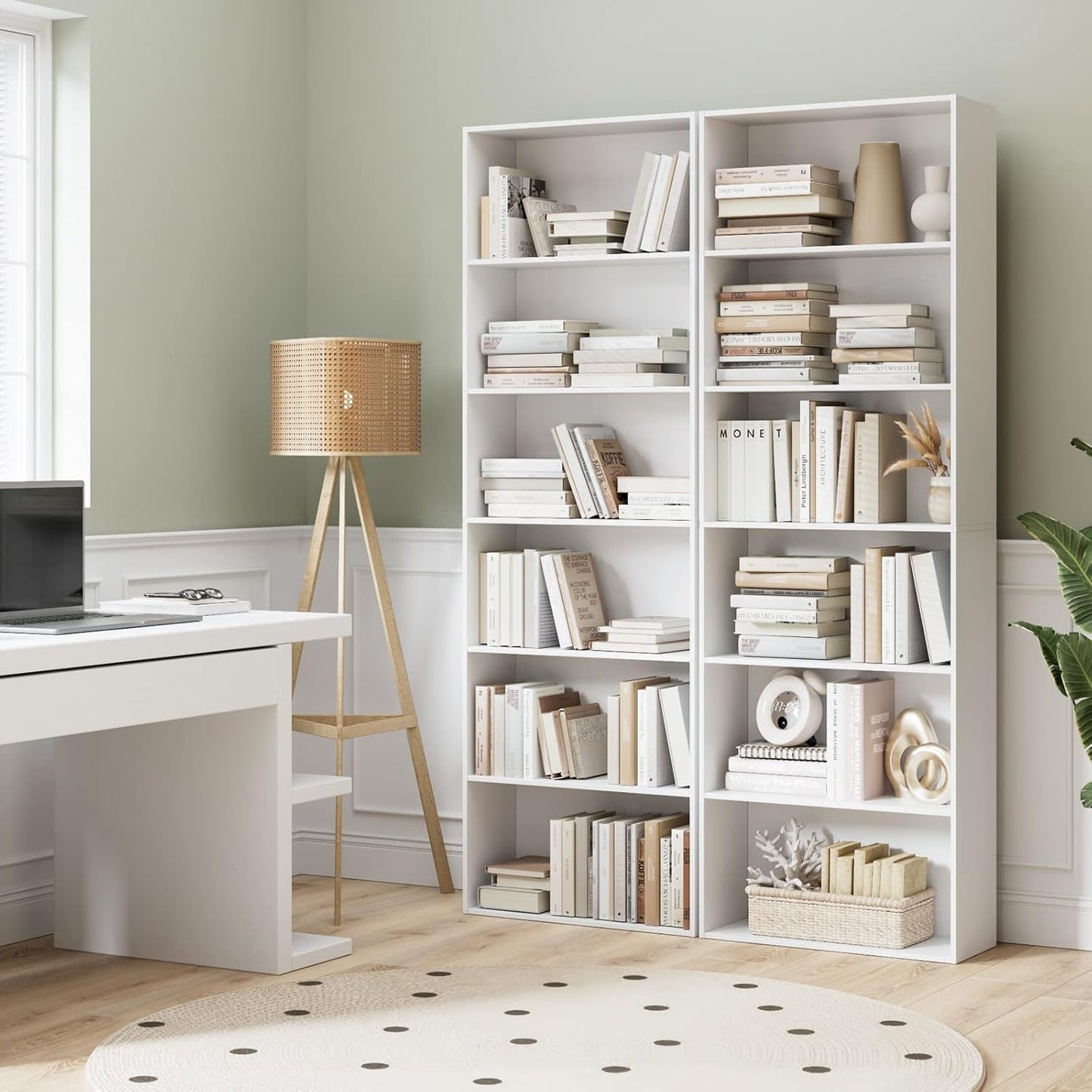 Large Sleek and Modern Storage Unit β 180cm - White