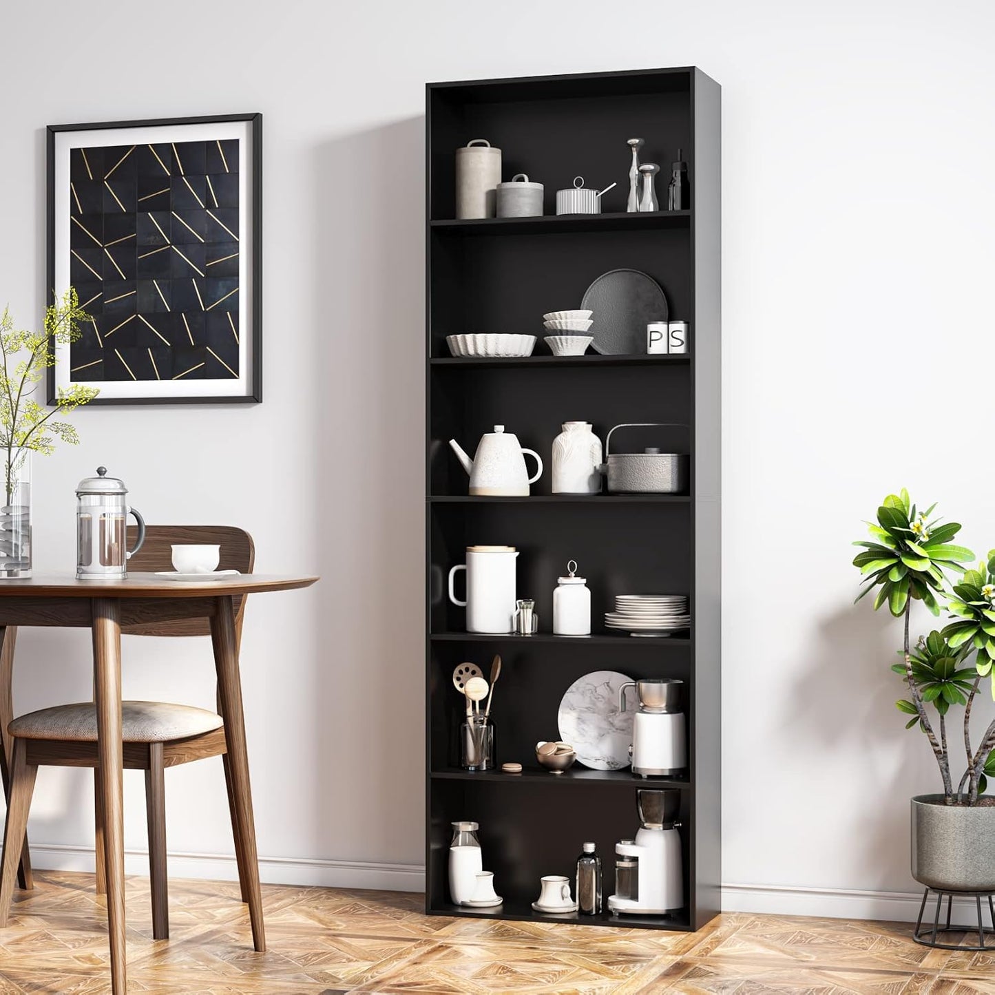 Large Sleek and Modern Storage Unit β 180cm - Black