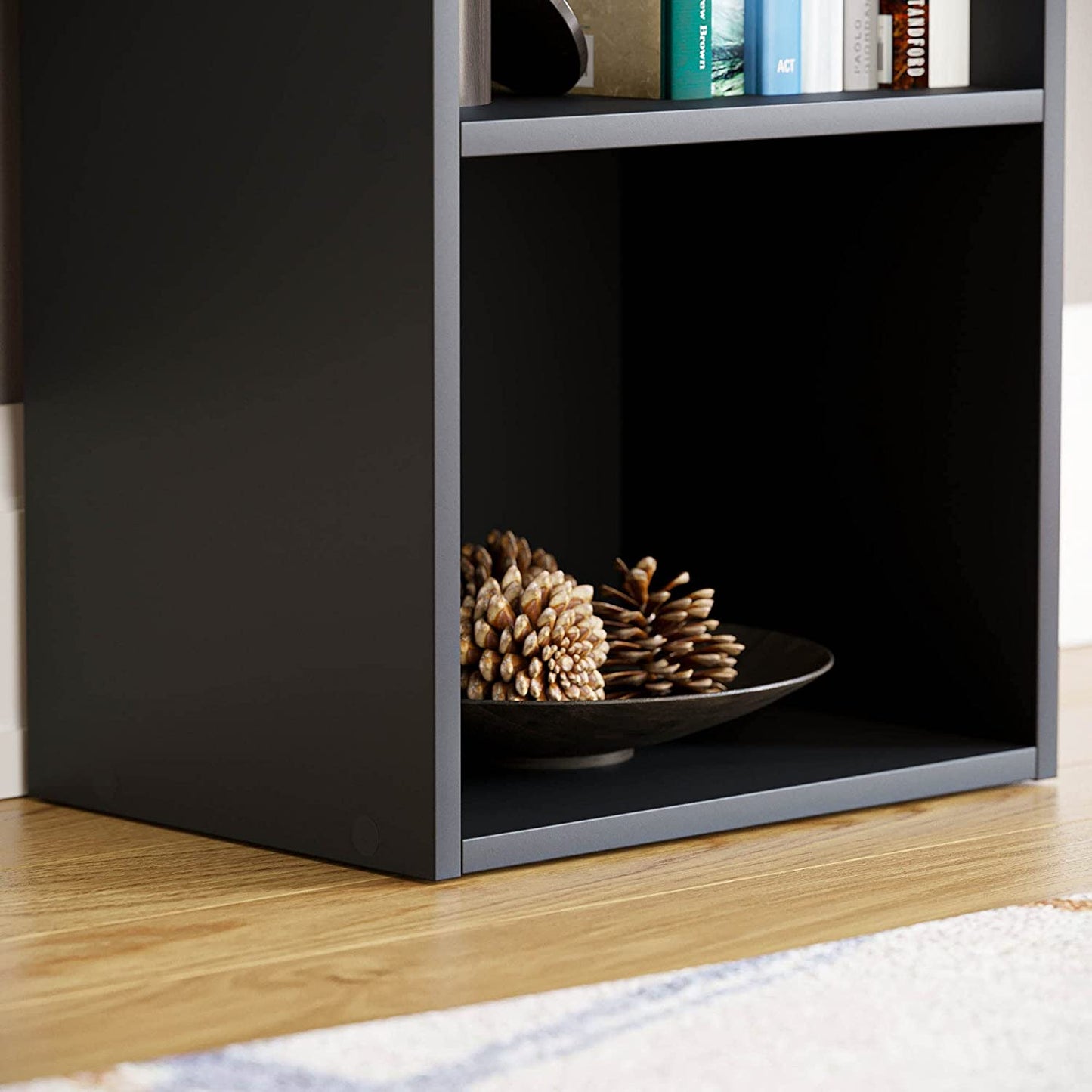 Modern 3-Tier Storage Unit with Shelves - Available in 3 Colors