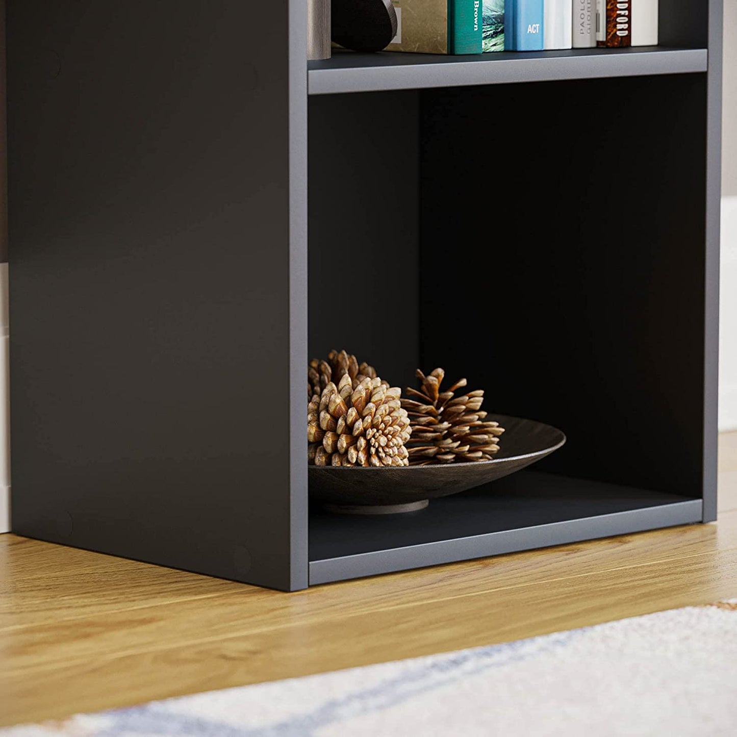Modern 4-Tier Storage Unit with Shelves - Available in 3 Colors