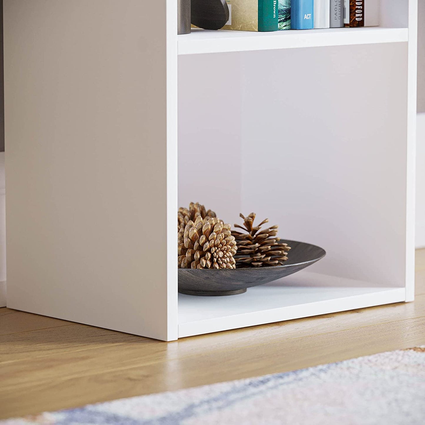 Modern 4-Tier Storage Unit with Shelves - Available in 3 Colors