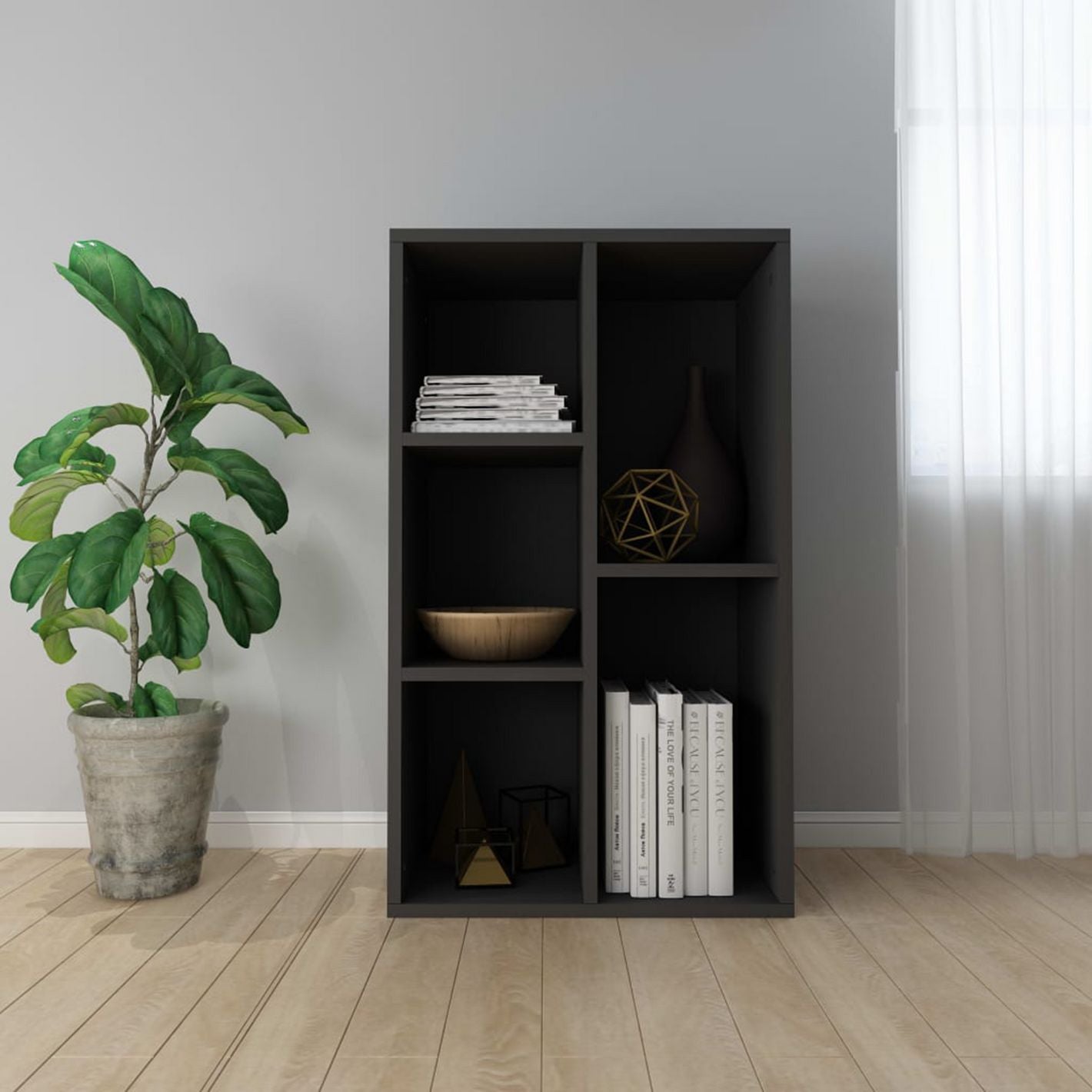 Stylish Multi-Purpose Organizer Unit - Black