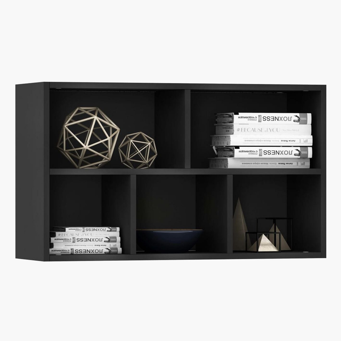 Stylish Multi-Purpose Organizer Unit - Black