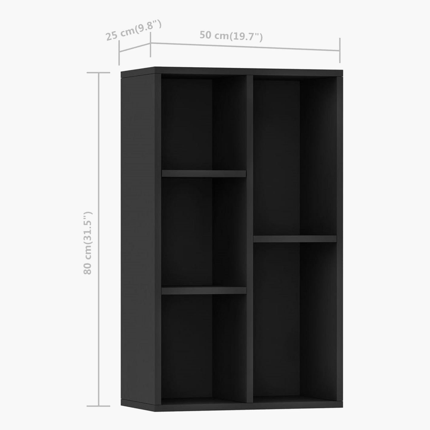 Stylish Multi-Purpose Organizer Unit - Black