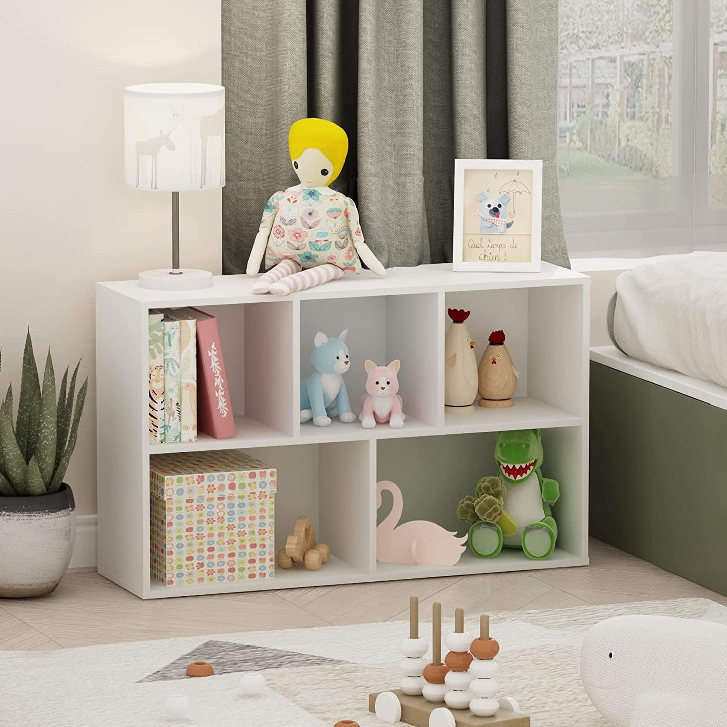 Stylish Multi-Purpose Organizer Unit - White