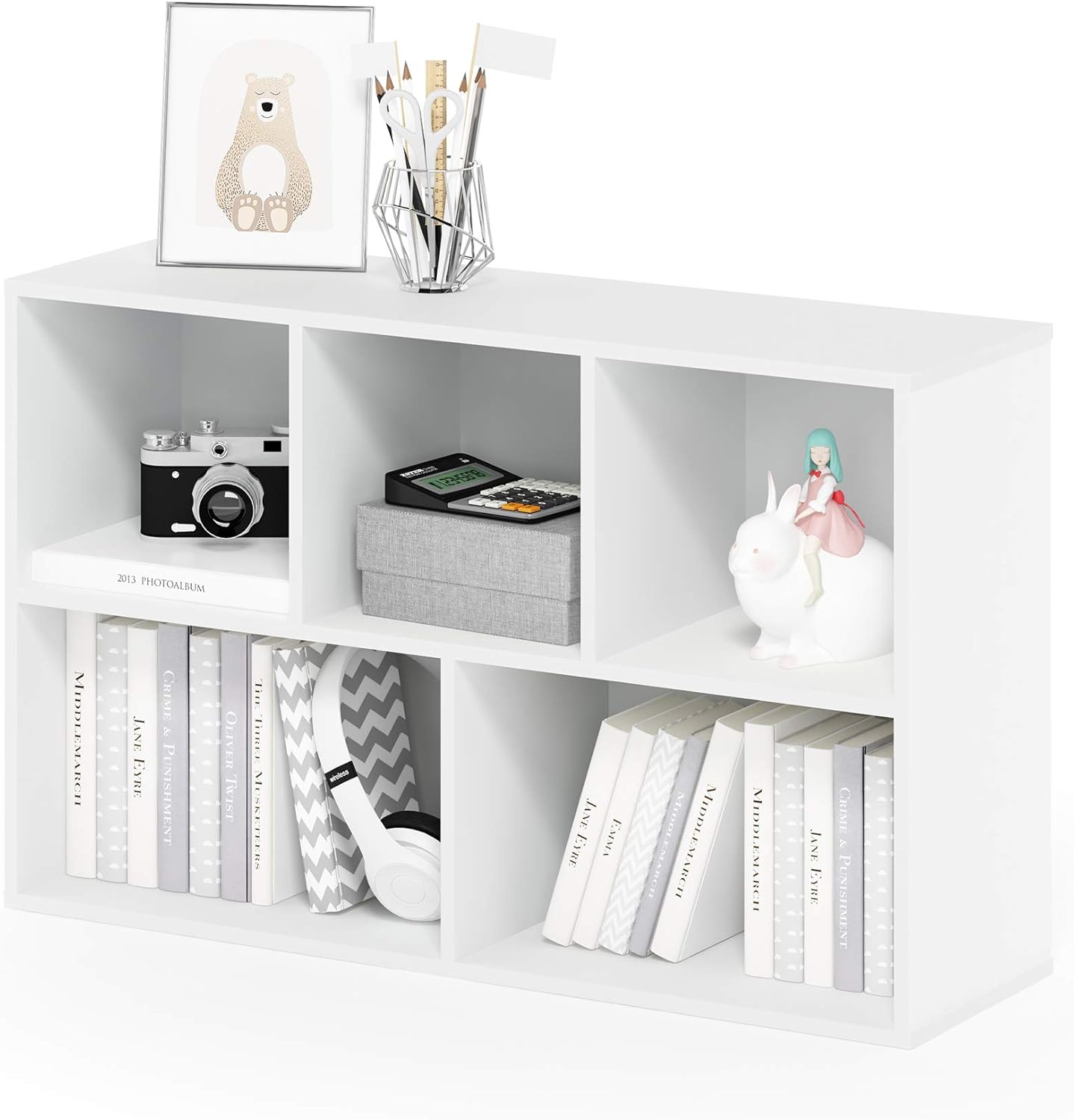 Stylish Multi-Purpose Organizer Unit - White