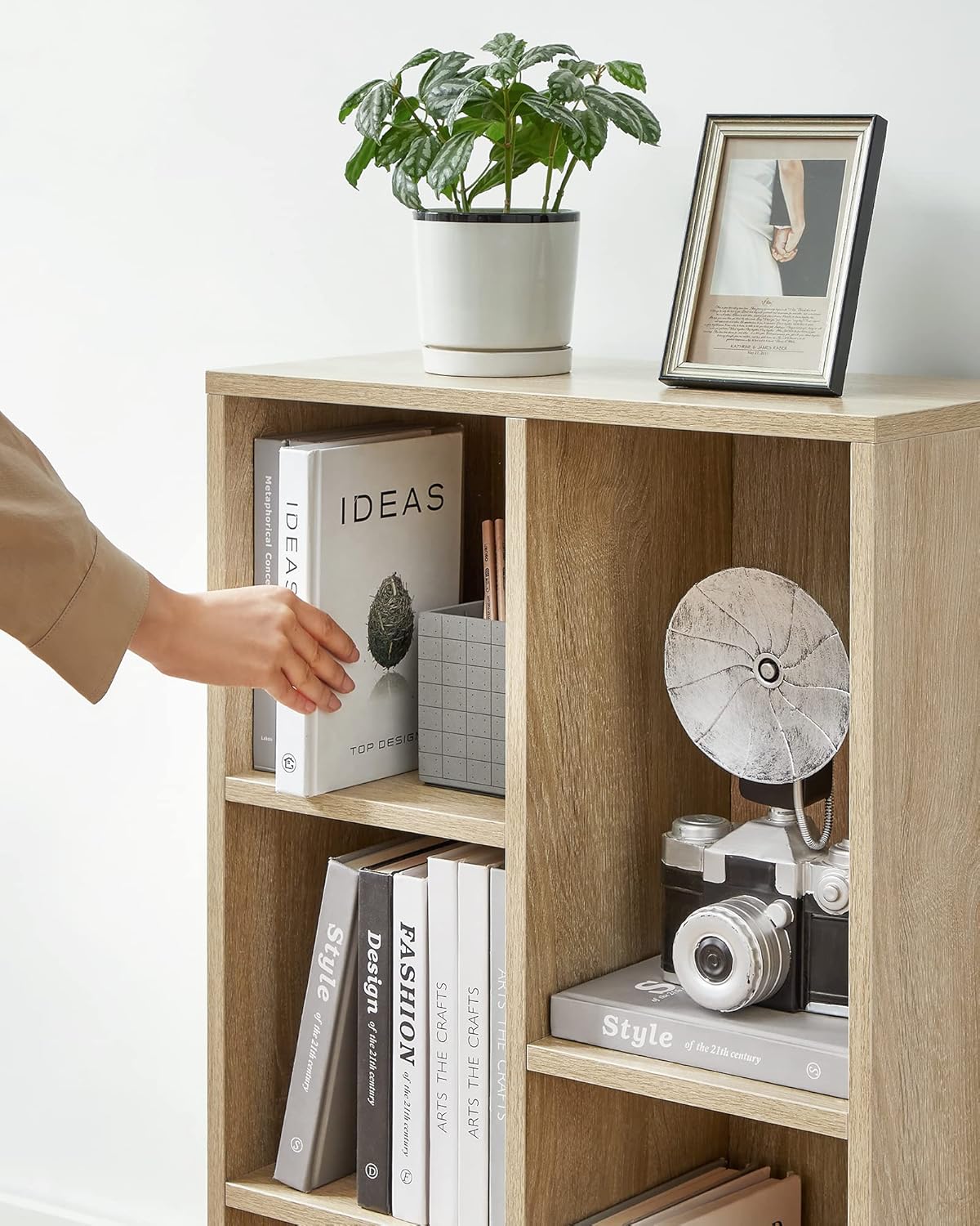 Stylish Multi-Purpose Organizer Unit - Beige