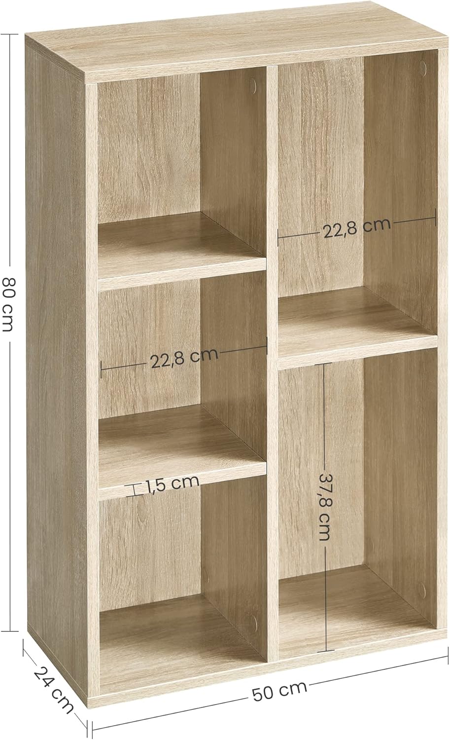 Stylish Multi-Purpose Organizer Unit - Beige