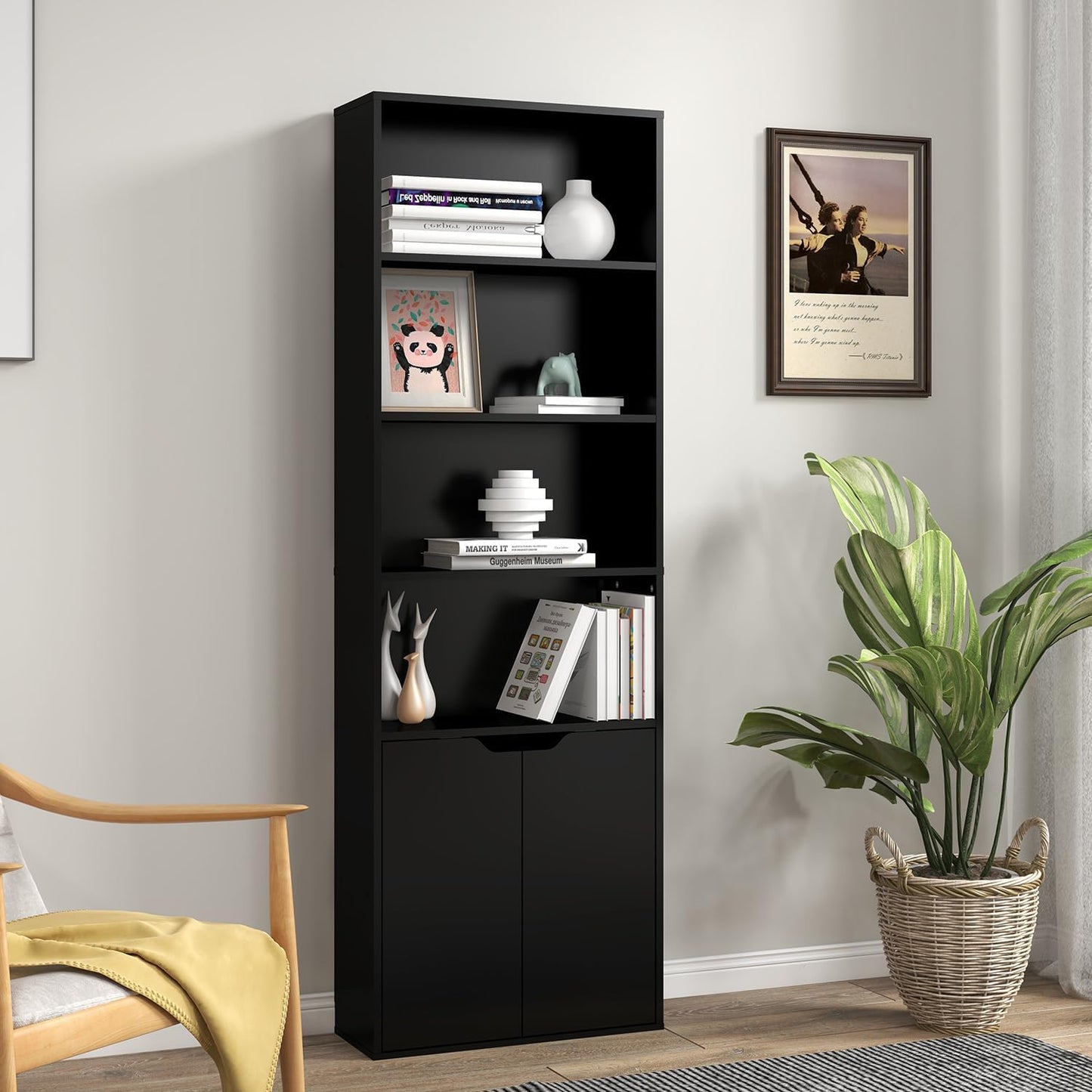 Tall Multi-Purpose Storage & Organizer Unit - Black π π