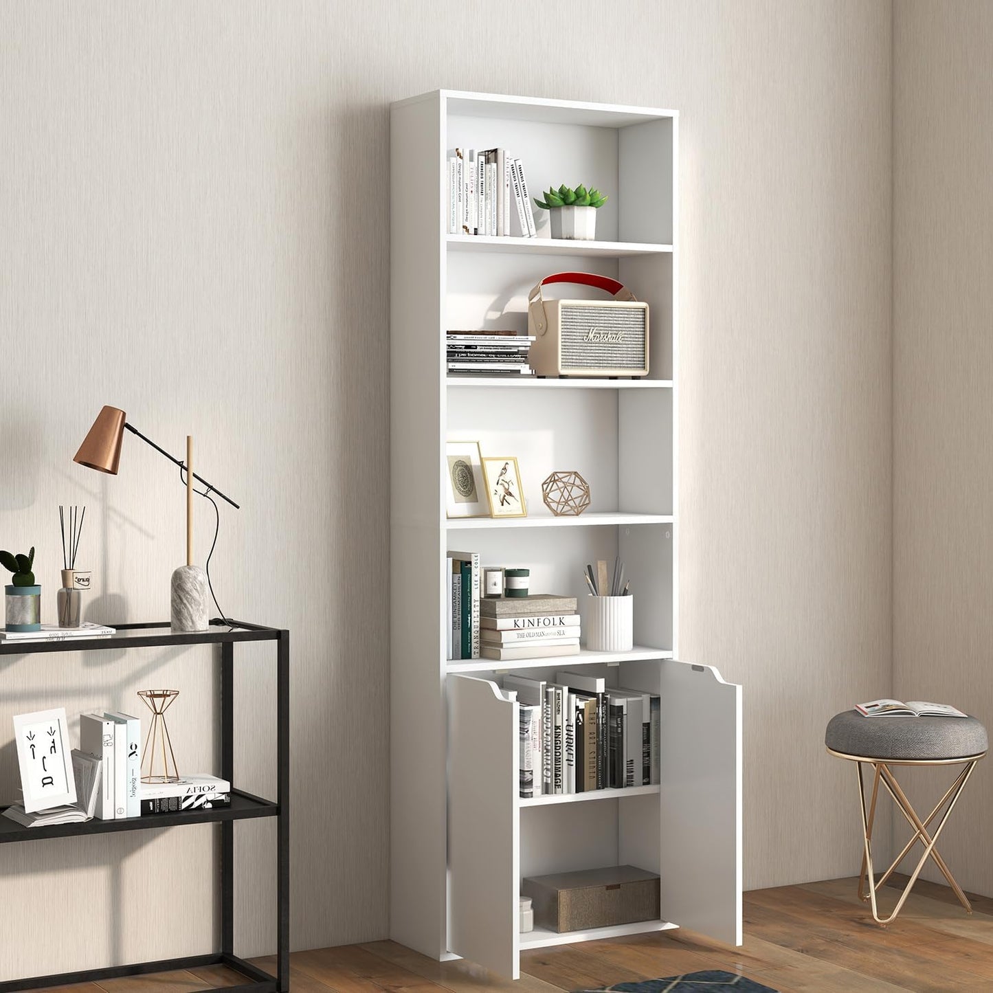 Tall Multi-Purpose Storage & Organizer Unit - White π π
