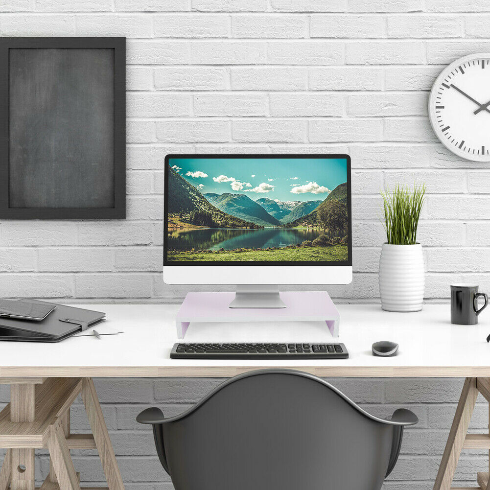 Ergonomic Monitor Stand Riser - Desk Organizer for Home and Office