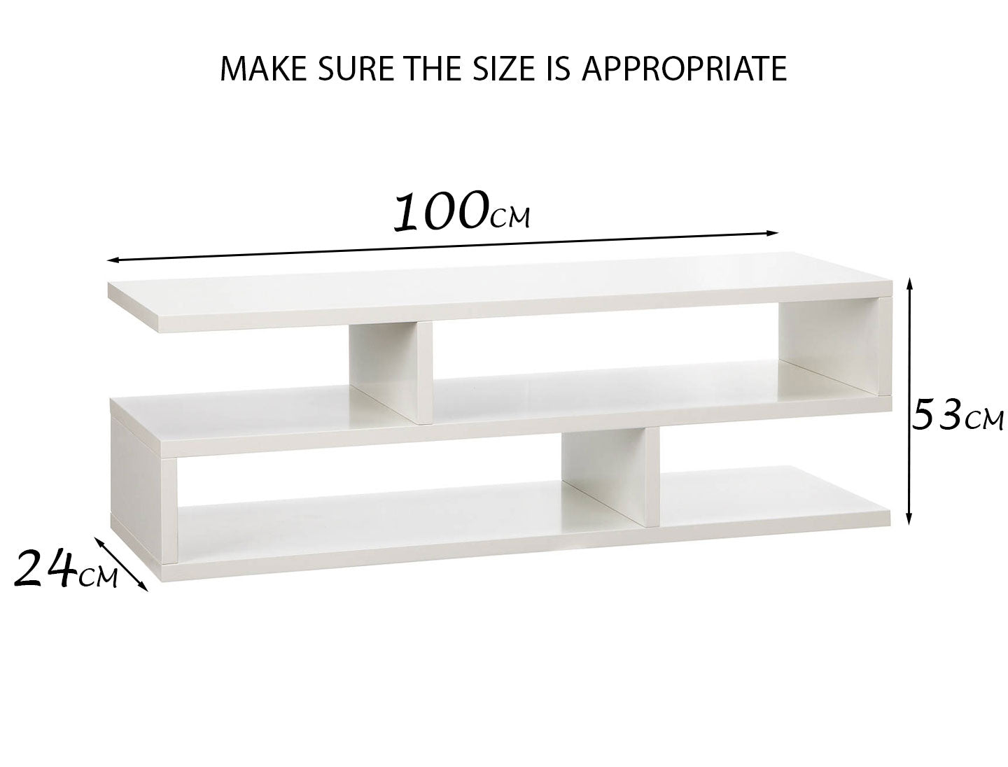 Modern TV And Coffee Table Black Multi size