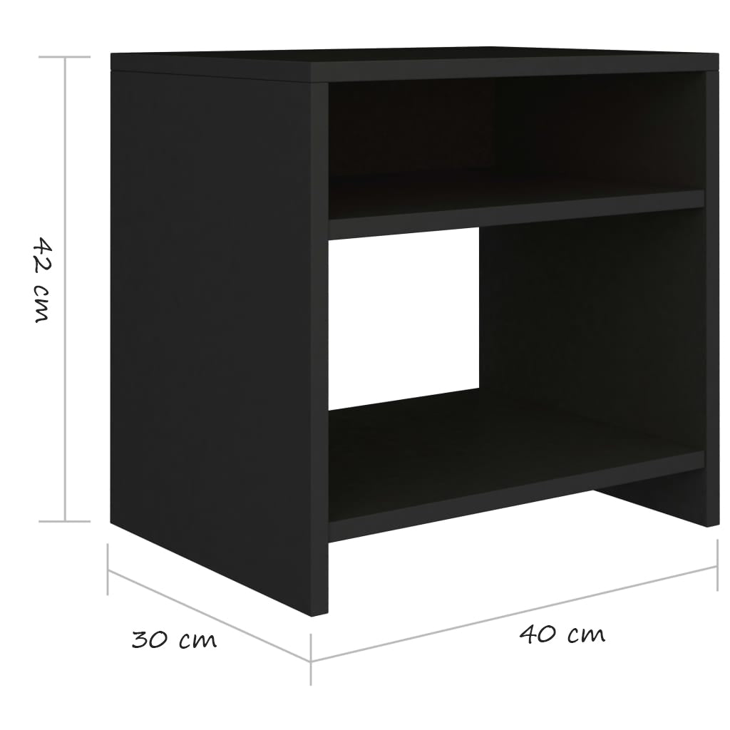 Bedside Table White