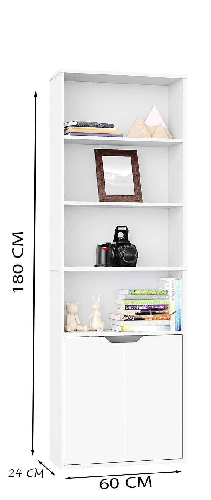 Tall Multi-Purpose Storage & Organizer Unit - White π π