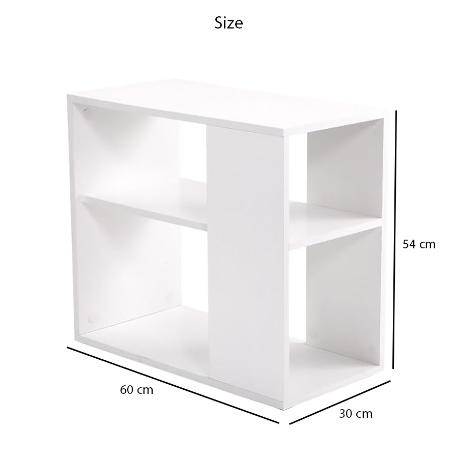 Side table and coffee table with storage space - Brown