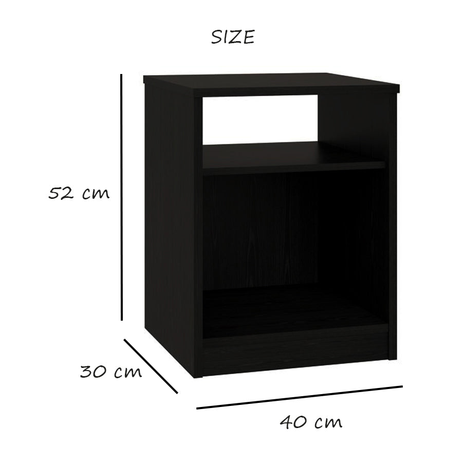 Bedside Table White
