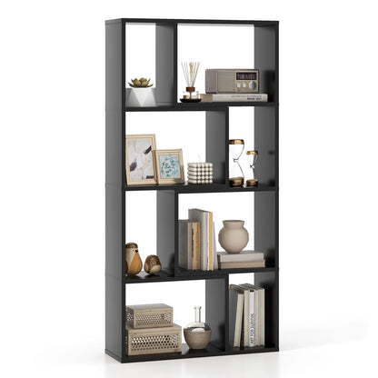 Modern Geometric Multi Tiered Display Storage Bookshelf