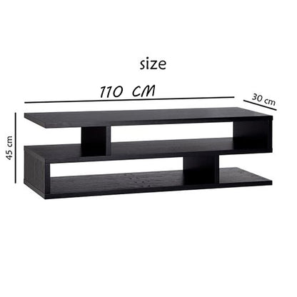 Modern TV And Coffee Table Black Multi size