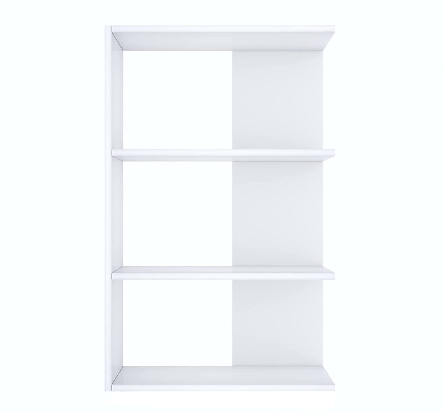 Minimalist Open Shelf Bookshelf – Modern Storage Solution - White