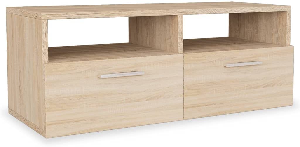 Stylish Floor-Standing TV Unit with Ample Storage - 95x35x36 cm