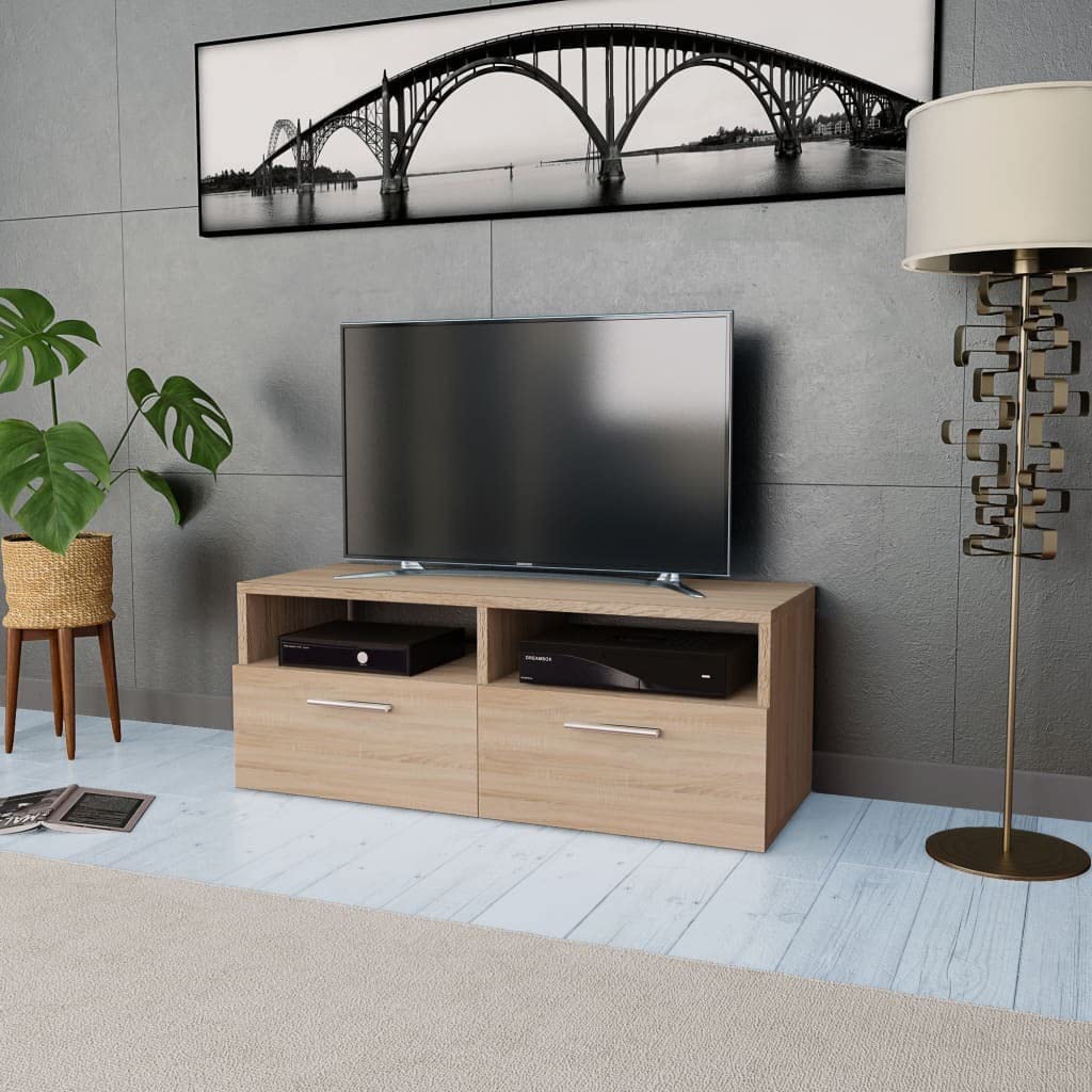 Stylish Floor-Standing TV Unit with Ample Storage - 95x35x36 cm