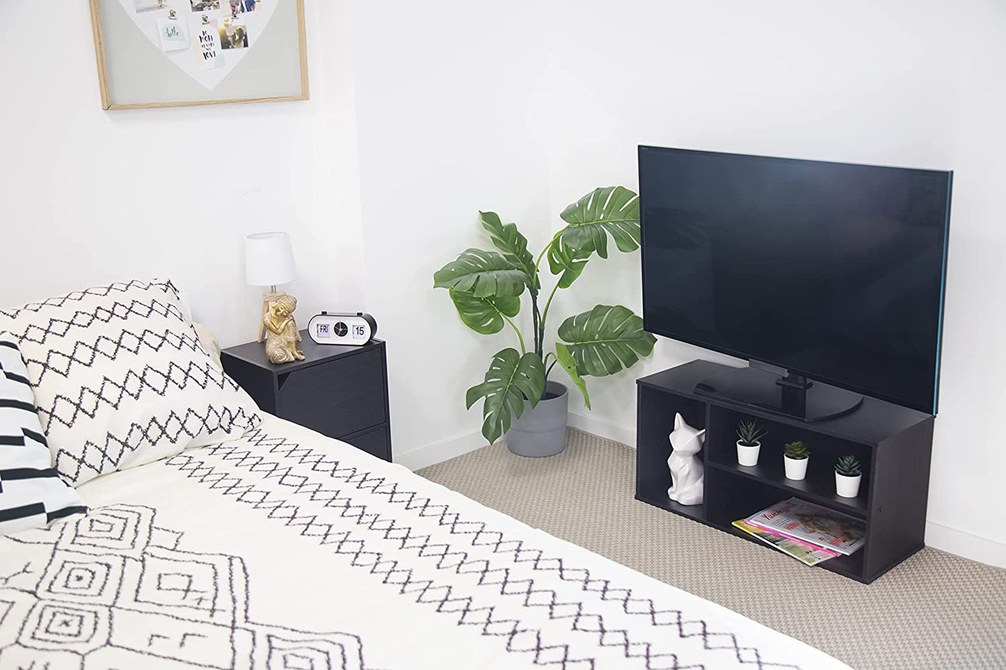 Modern TV Cabinet with Storage and Shelves