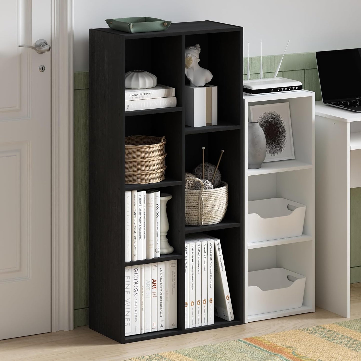 Modern Black Organizer Unit 🖤📚