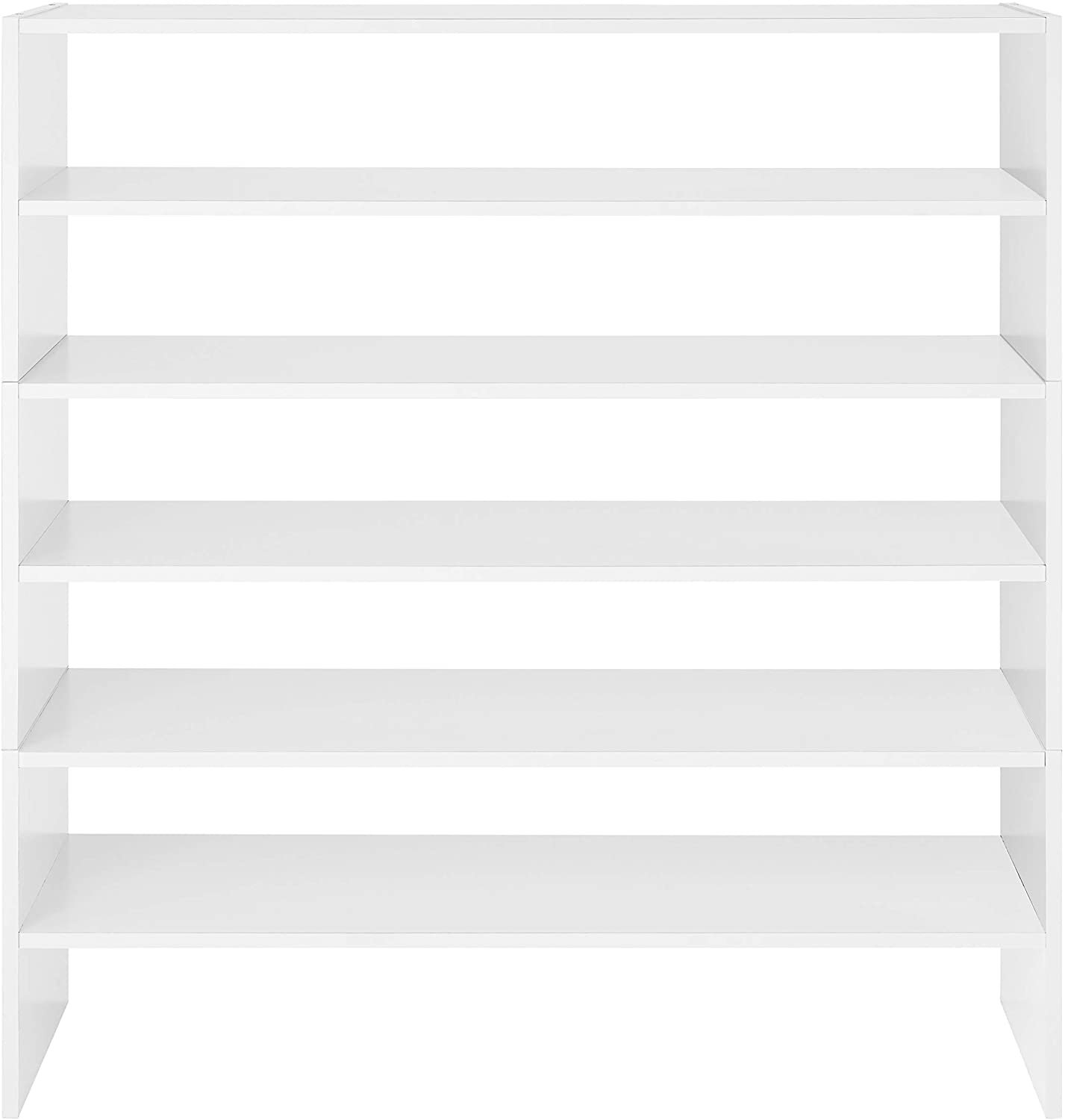 Wood Shoe Rack And Stackable White